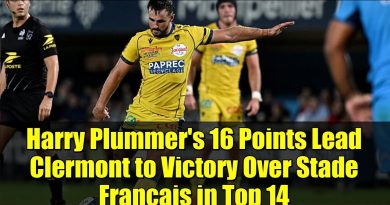 Harry Plummer brille avec 16 points, Clermont bat Stade Français