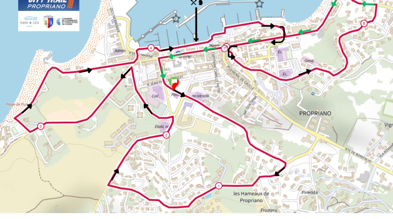 INFORMATION – CIRCULATION – CITY TRAIL DE PROPRIANO