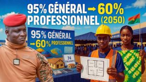 Ibrahim Traoré : Vision 2050 et 60 % de formation pro au Burkina
