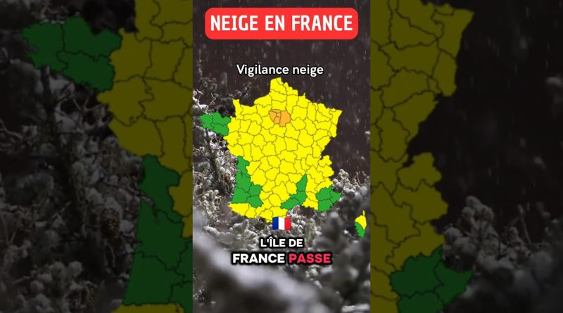 Ile-de-France : vigilance orange neige en cours !