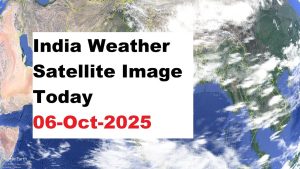 Image Satellite Météo Inde - 06 Octobre 2025