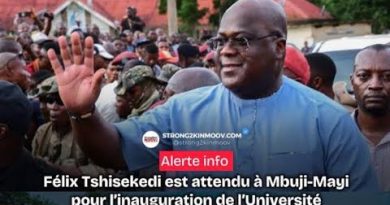 Inauguration de l'Université de Mbuji-Mayi par Fatshi