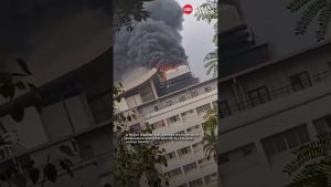 Incendie au nouveau C-Block de l'hôpital Baby Memorial à Kozhikode