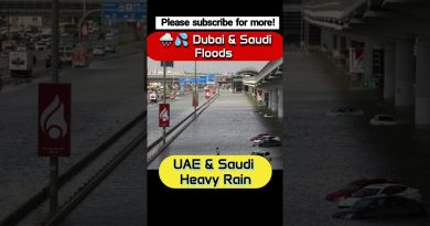 Inondations à Dubaï et en Arabie Saoudite : fortes pluies aujourd'hui