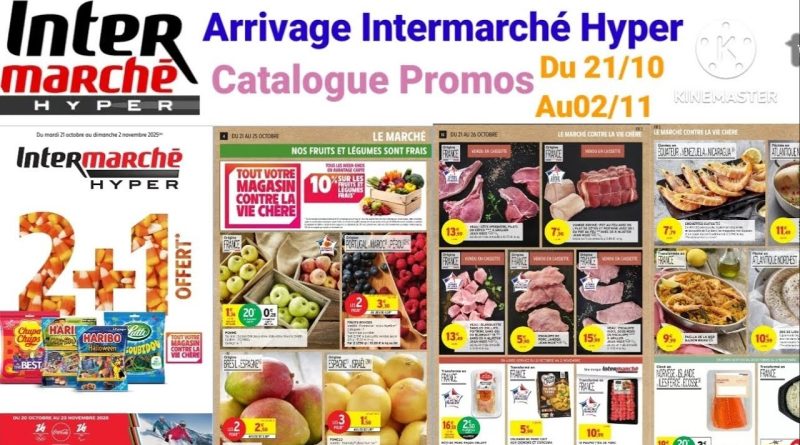 Intermarché : Super promos du 21/10 au 02/11 !