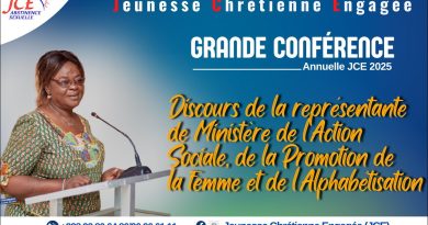 Intervention de la représentante du Ministère de l'Action Sociale