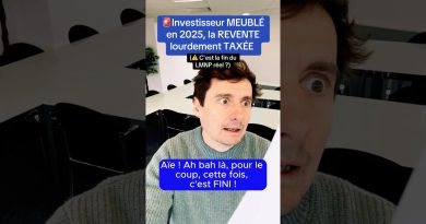 🚨Investissement meublé : revente fortement taxée en 2025 ?