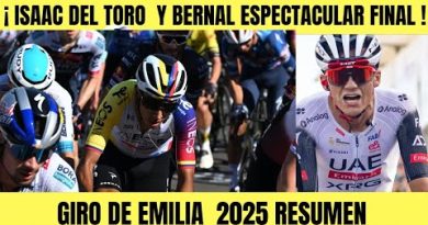 Isaac Del Toro et Egan Bernal : Résumé du Giro d'Émilie 2025