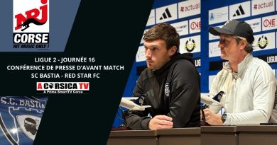 J16 / SC BASTIA - RED STAR : Conférence de presse d'avant match d'Anthony RONCAGLIA et Réginald RAY.