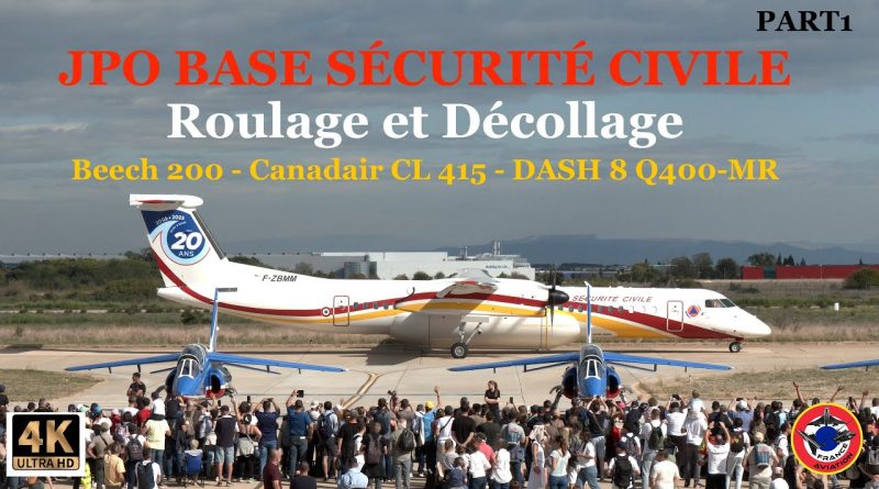 JPO Sécurité Civile : Démonstration Beech 200 et Canadair CL415