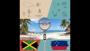 Jamaïque contre Samoa : Rythmes reggae et sérénité polynésienne