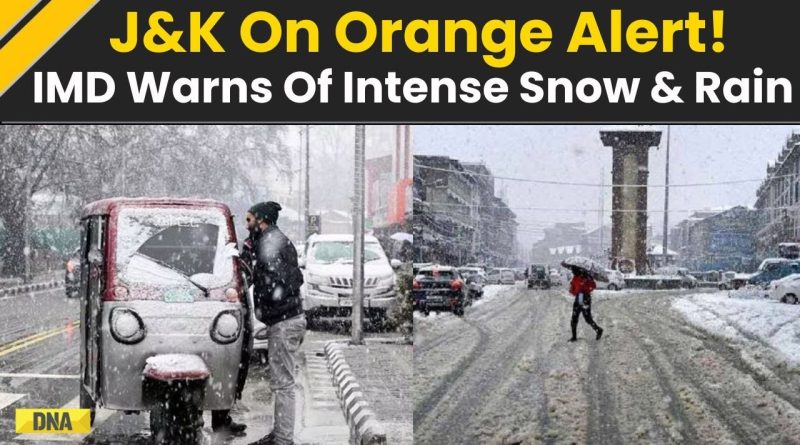 Jammu et Cachemire : Alerte orange pour neige et fortes pluies