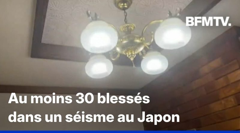 Japon: au moins 30 blessés après un séisme de magnitude 7,5 et un tsunami