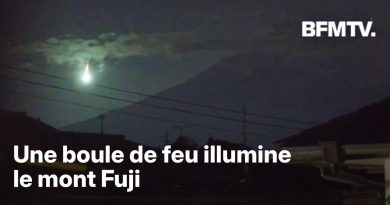 Japon: une boule de feu traverse le ciel et illumine le mont Fuji