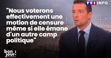 Jordan Bardella annonce une motion de censure imminente