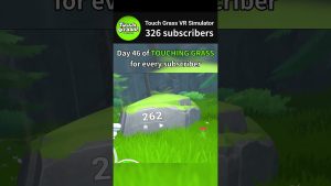 Jour 46 : Toucher l'herbe pour chaque abonné !