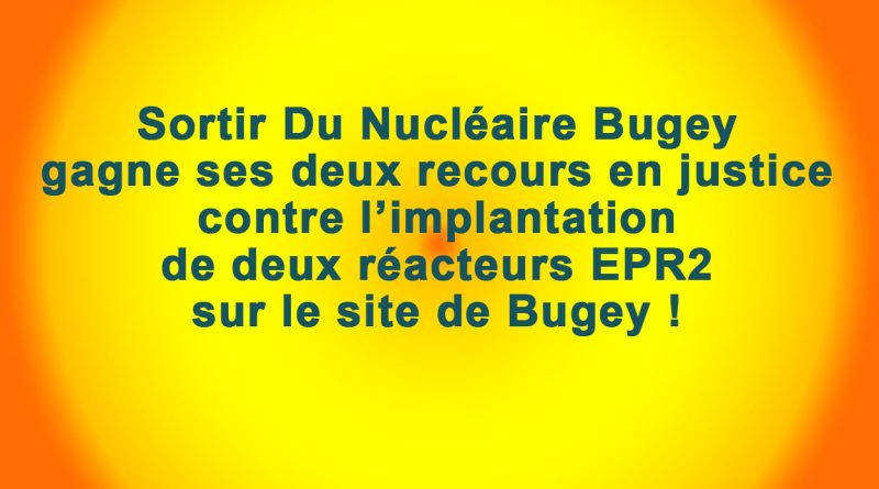 « Décision surprise sur l'implantation de 2 EPR2 au Bugey »