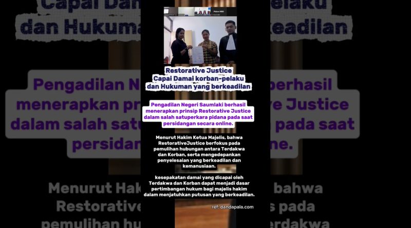 Justice réparatrice : réconciliation entre victimes et accusés