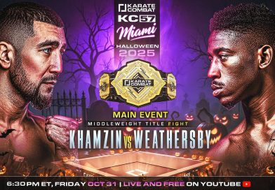 KARATE COMBAT 57 : Khamzin affronte Weathersby en direct