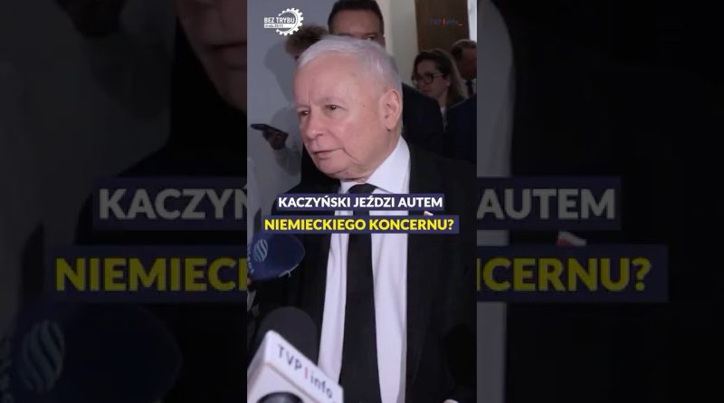 Kaczyński conduit une voiture d'un constructeur allemand ?