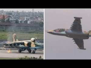 L'Armée de l'Air de la RDC survole la frontière sud-est