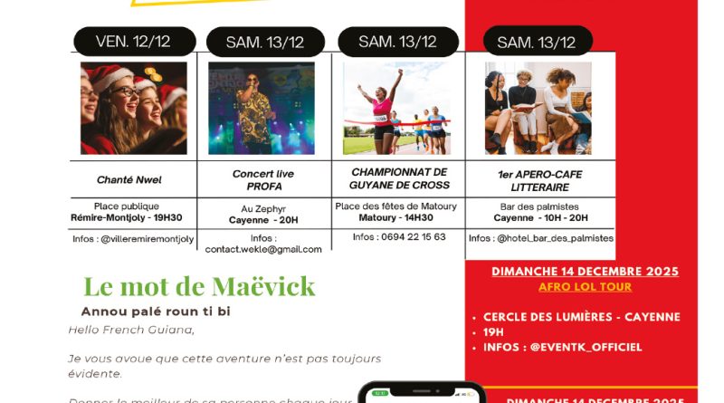 La Guyane bouge : 7 sorties à ne pas rater