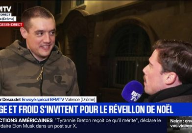 La neige fait son apparition à Valence pour Noël : un événement rare et réjouissant La neige à Valence : Mathieu, restaurateur, témoigne de cet événement inédit à Noël