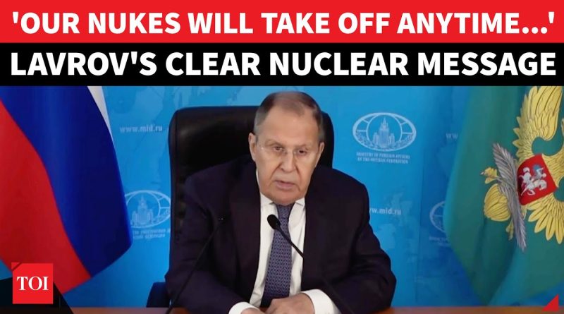 Lavrov annonce des frappes nucléaires : l'alarme retentit aux USA