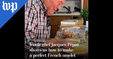 Le Chef Jacques Pépin nous apprend à préparer une omelette française