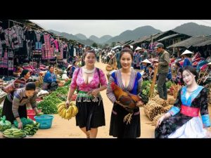 Le Marché Rustique et Authentique des H'mong au Vietnam