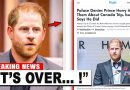 Le Palais Réagit aux Mensonges de Harry sur son Voyage au Canada