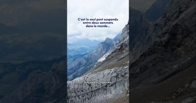 Le pont suspendu unique reliant deux sommets en Suisse
