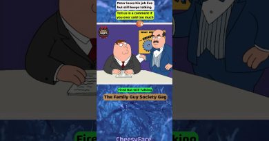 Peter Griffin : Le News Anchor Qui Ne Peut Pas Se Taire ! Le problème de Peter : il ne peut pas se taire 5 secondes !