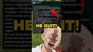 Le réalisateur de One Punch Man jette l'éponge !