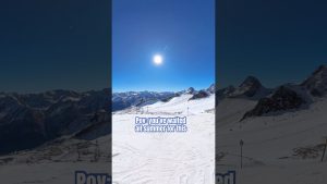 Le tunnel de ski pour la saison 25/26 à Sölden ! ☀️