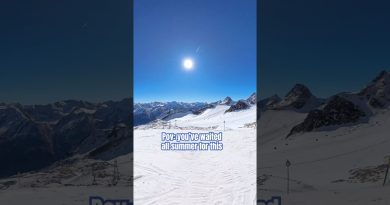 Le tunnel de ski pour la saison 25/26 à Sölden ! ☀️