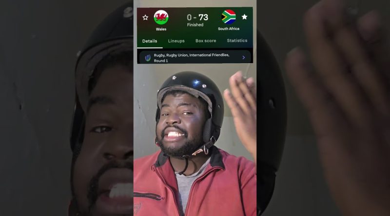Les Springboks écrasent le Pays de Galles en amical !