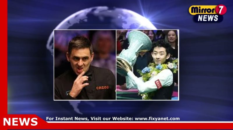 Les conseils de Ronnie O’Sullivan propulsent Wu Yize au sommet