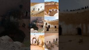 Les maisons souterraines de Matmata en Tunisie