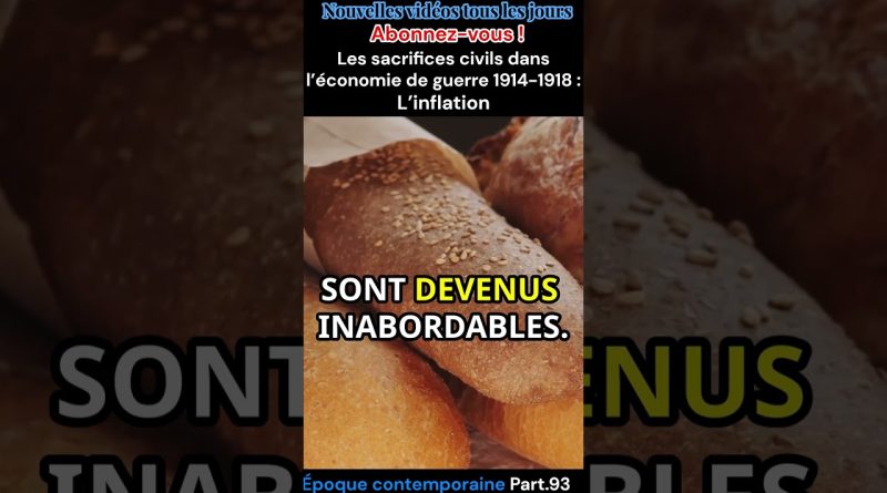 L'inflation de 1914 à 1918 : Échos dans l'histoire contemporaine