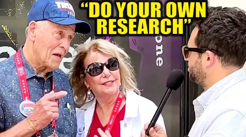 MAGA Man Affirme une Mensonge, Vérification Immédiate