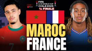 🔴MAROC - FRANCE EN DIRECT : 1/2 FINALE COUPE DU MONDE U20 🌍⚽