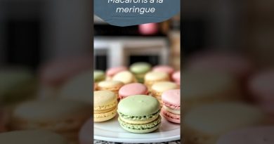 Macarons Délicieux à la Meringue Française