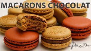 Macarons au chocolat à la meringue française