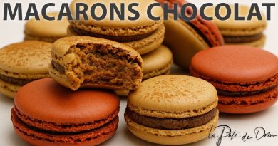 Macarons au chocolat à la meringue française