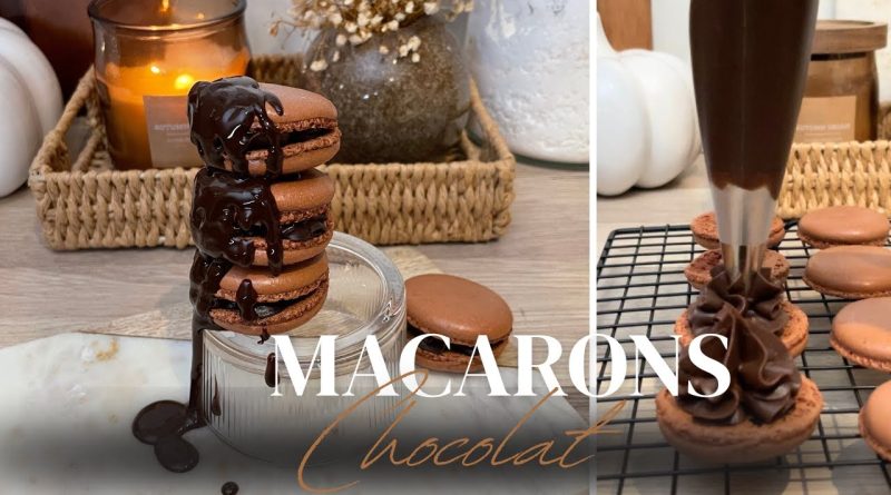 Macarons au chocolat : un délice de meringue française !