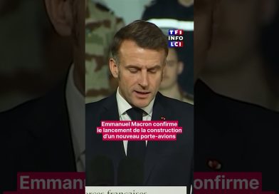Macron annonce un nouveau porte-avions pour la France Macron dévoile la construction d'un nouveau porte-avions