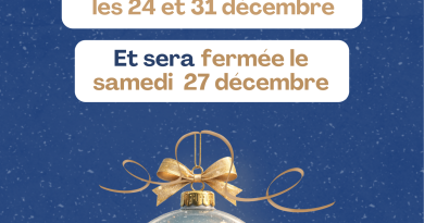 Mairie : horaires de fin d’année