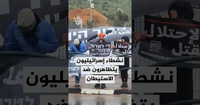 Manifestation d'Israéliens contre la colonisation