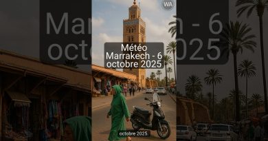 Marrakech : Soleil radieux et 32°C aujourd'hui !